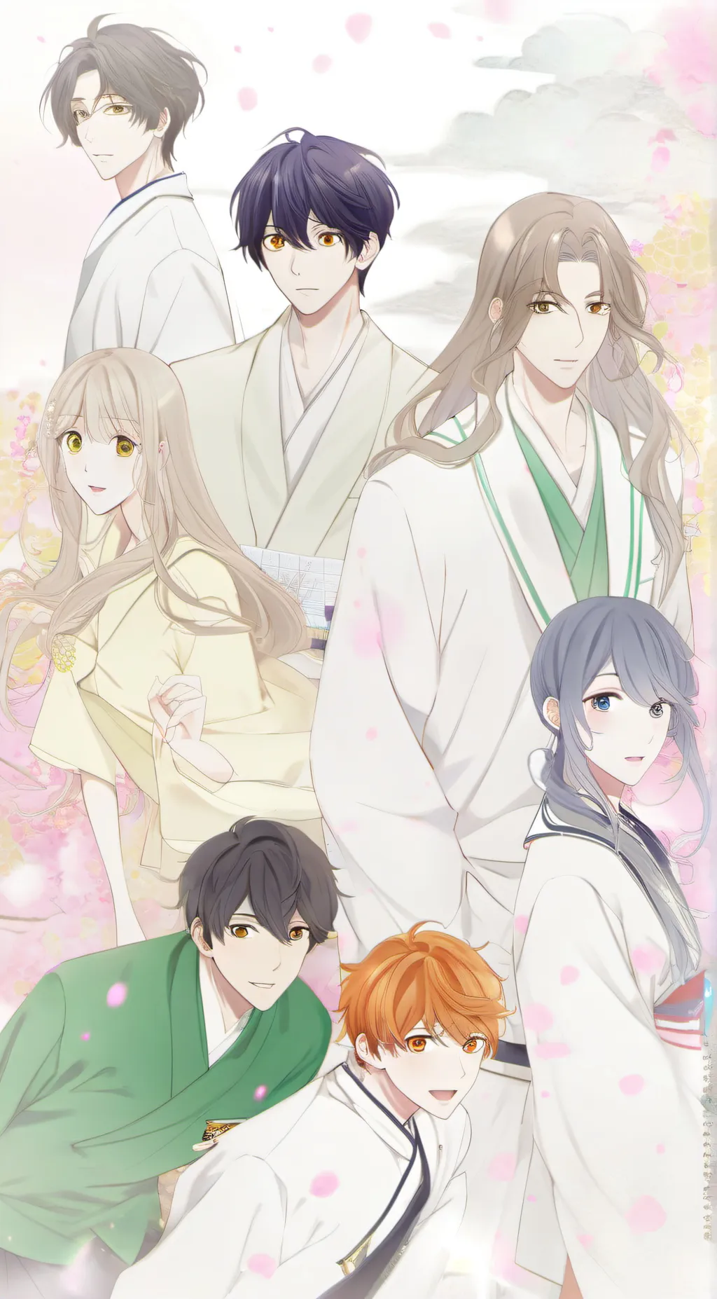 ai character: Fruit basket background