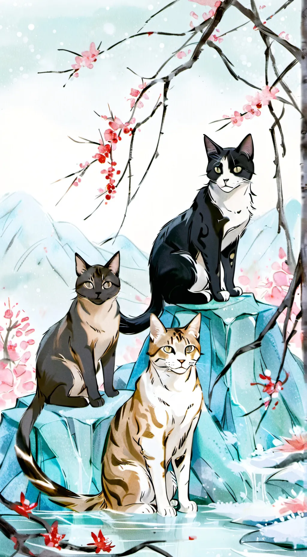 ai character: warrior cats  background