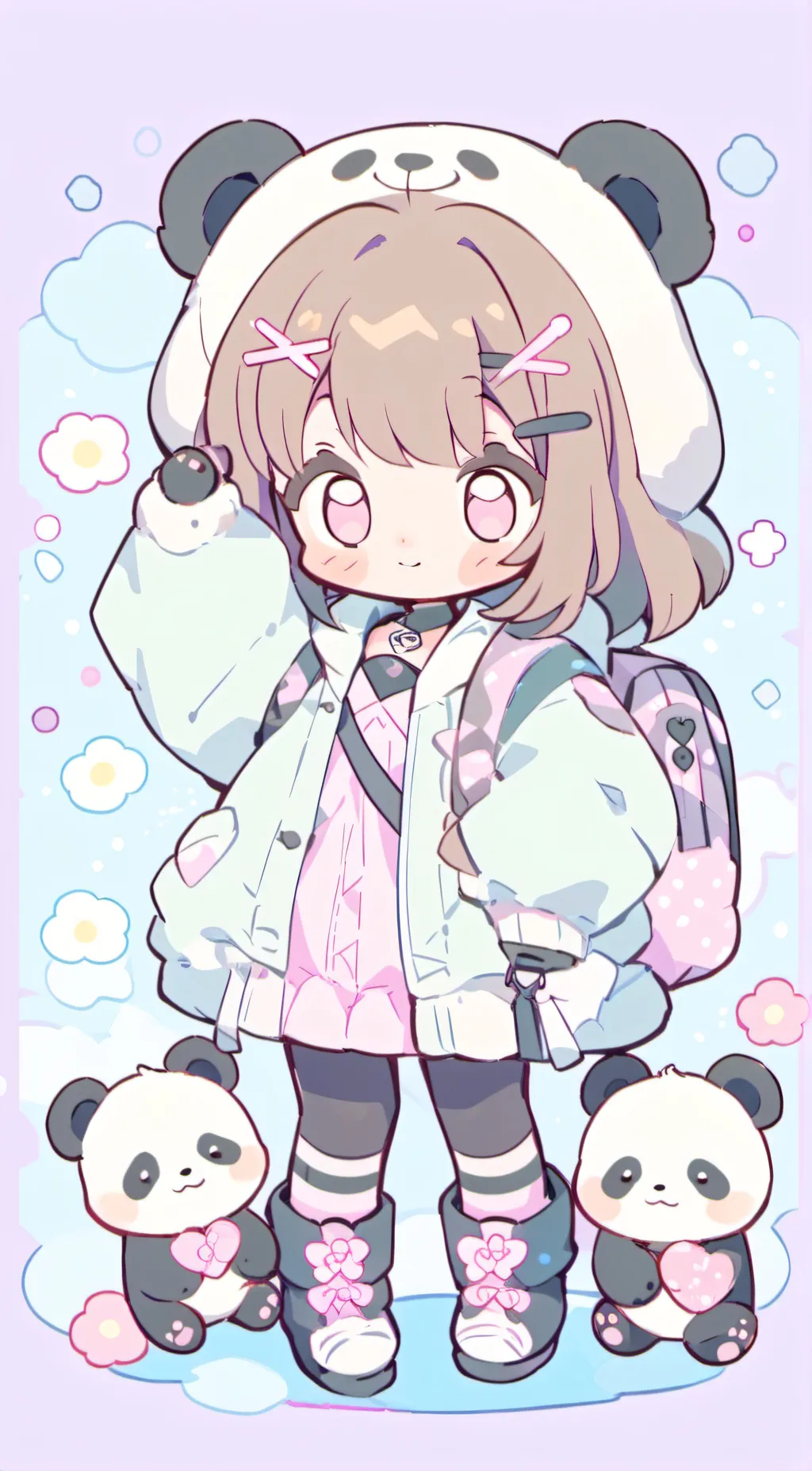 ai character: Mochi background