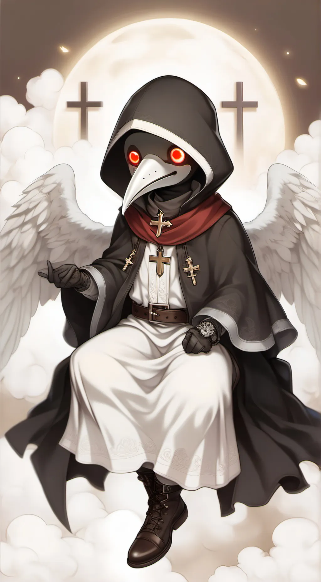 ai character: Goku mourner background