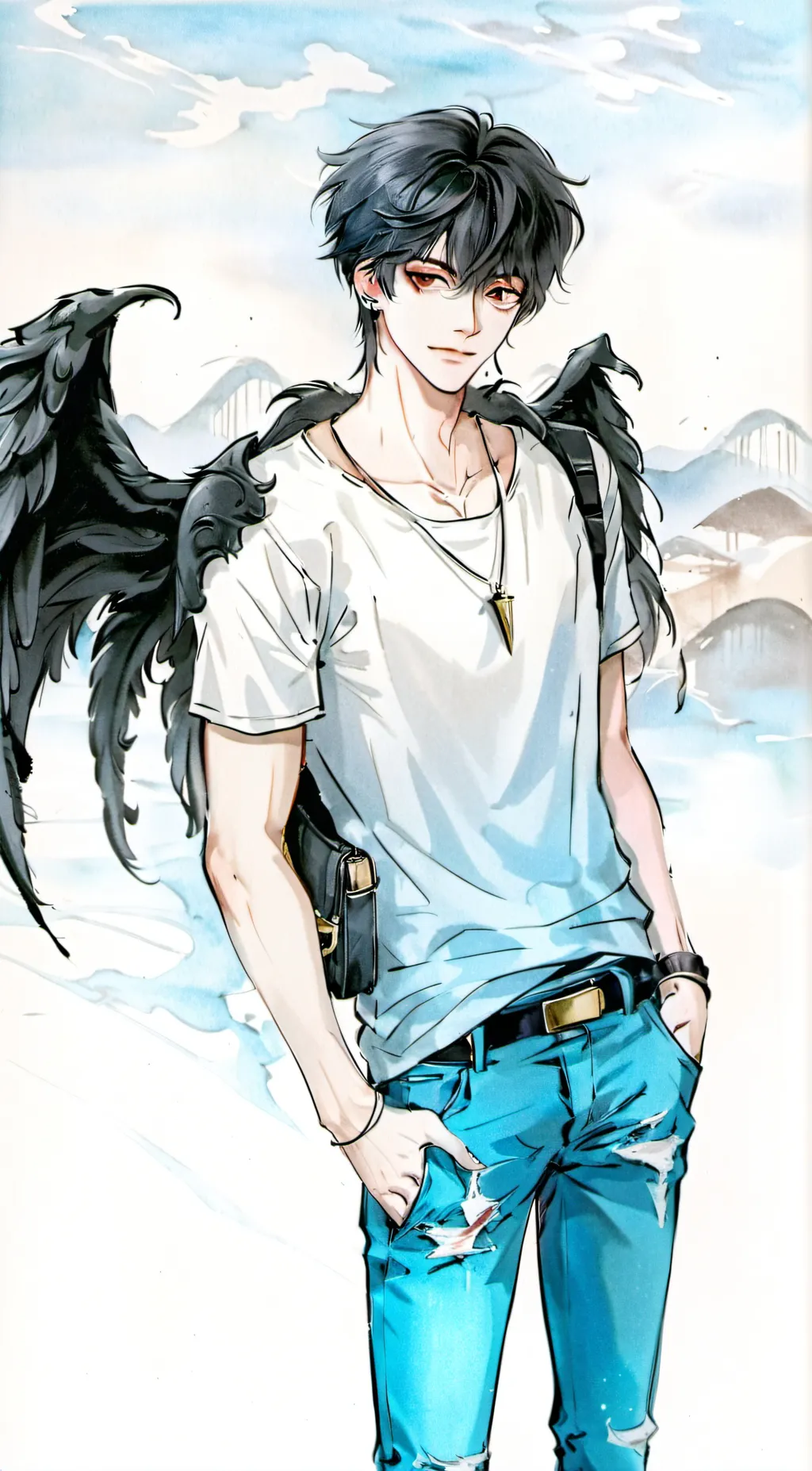 ai character: Jayden  background