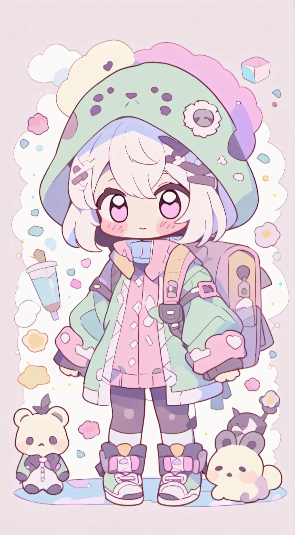 ai character: caine background