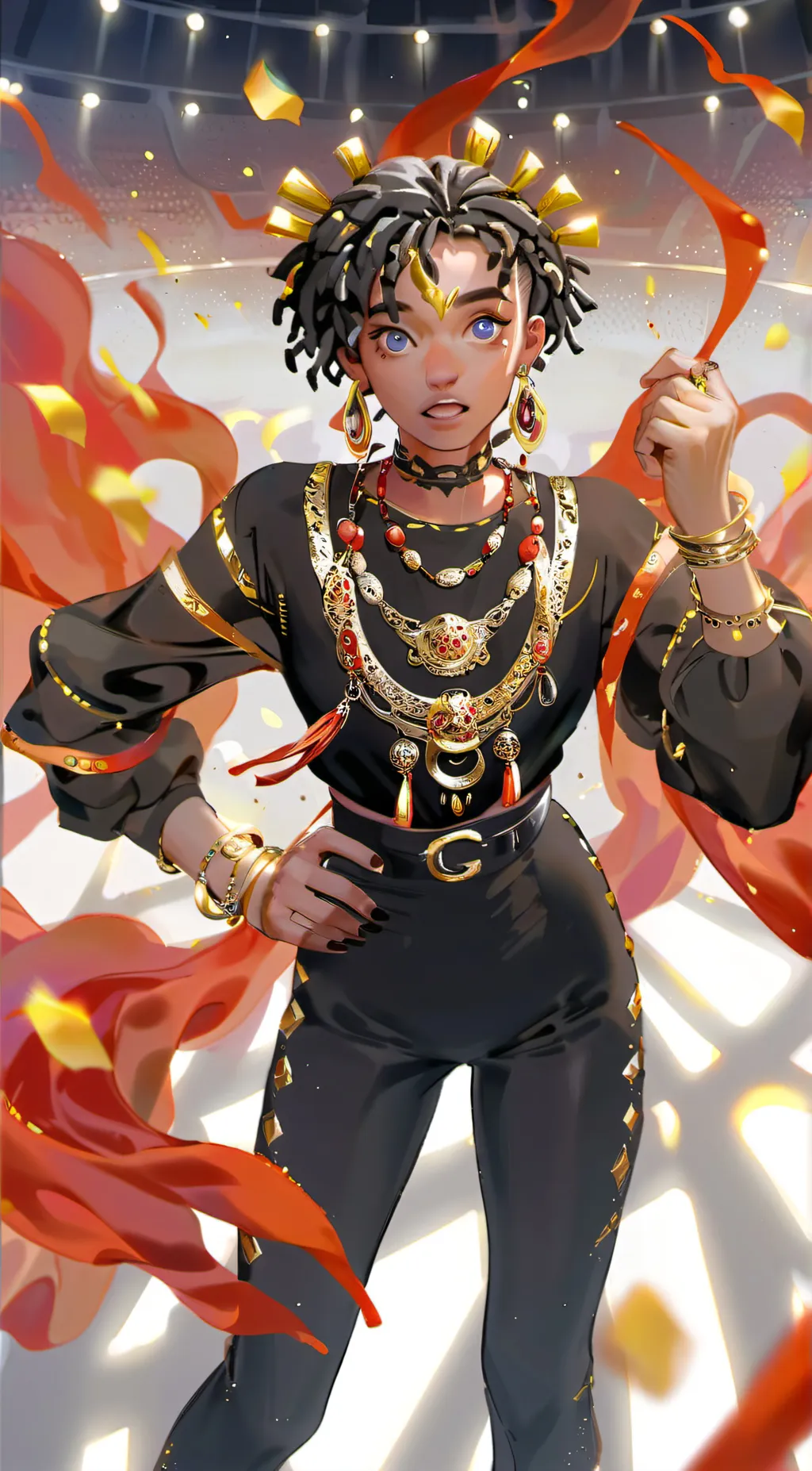 ai character: Lila background