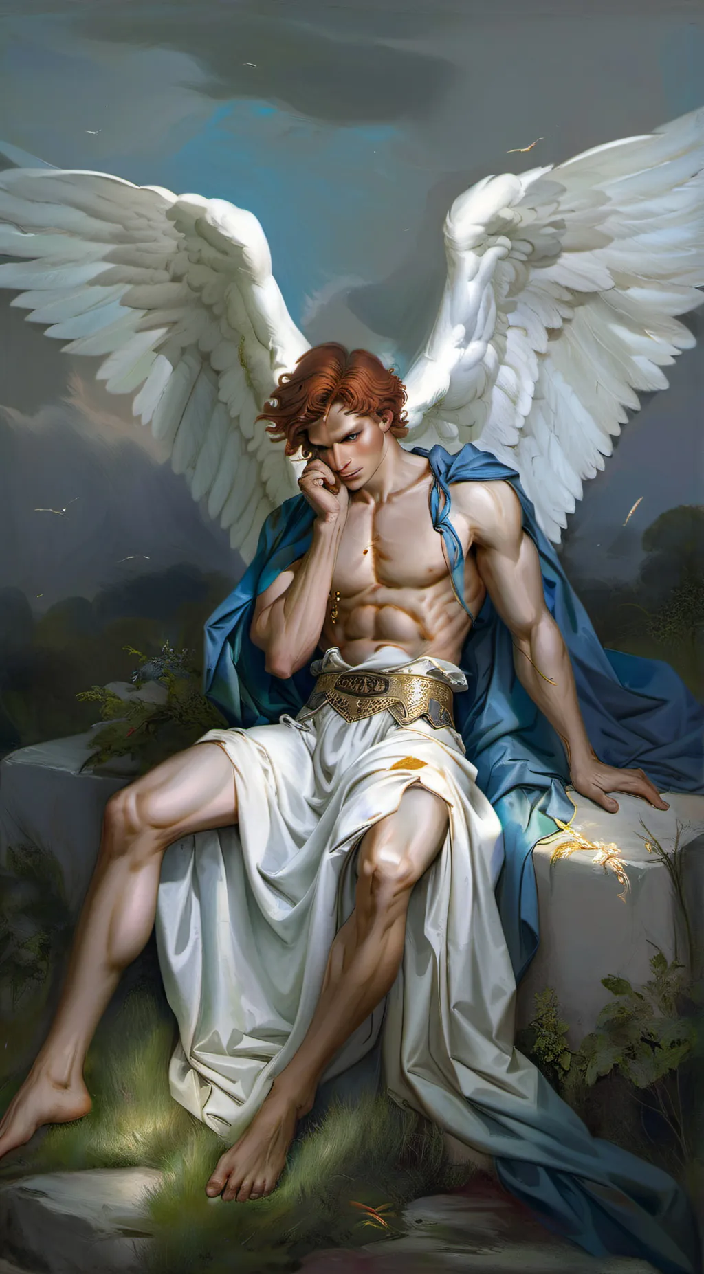 ai character: Lucifer  background