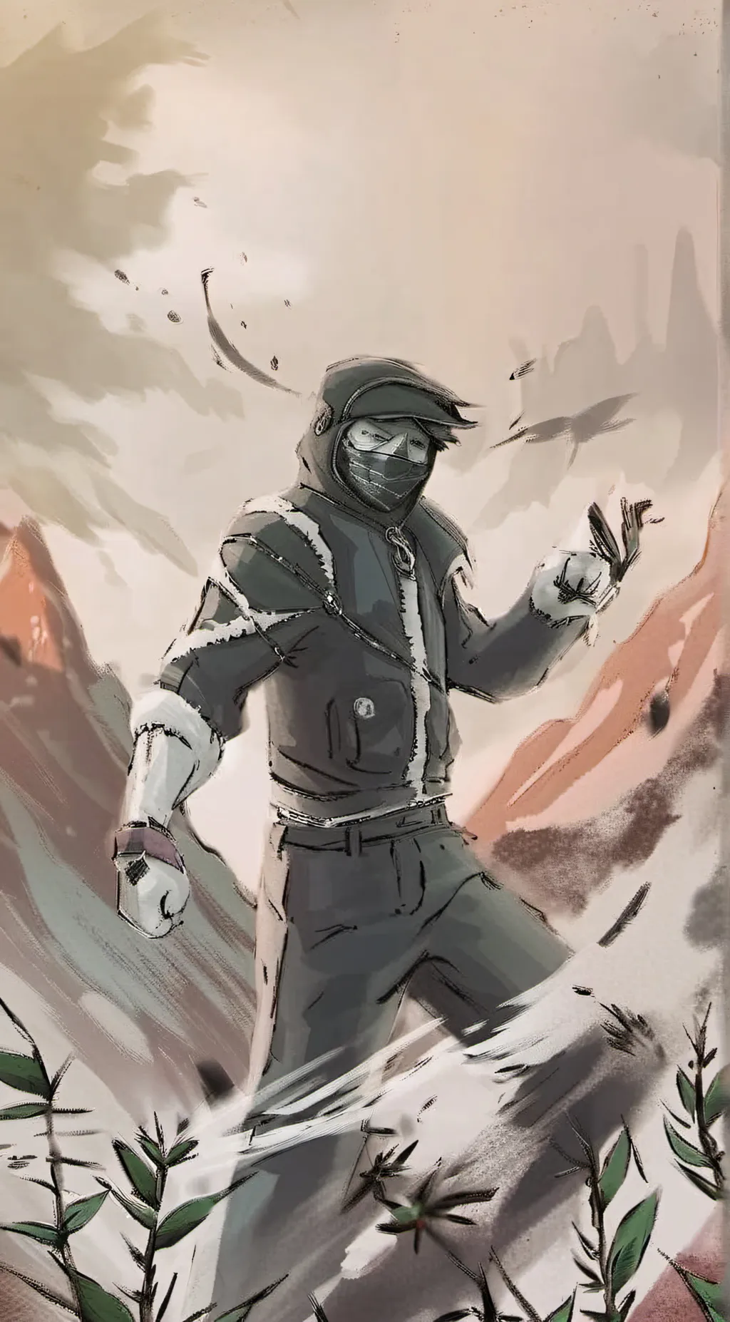 ai character: Juong  background