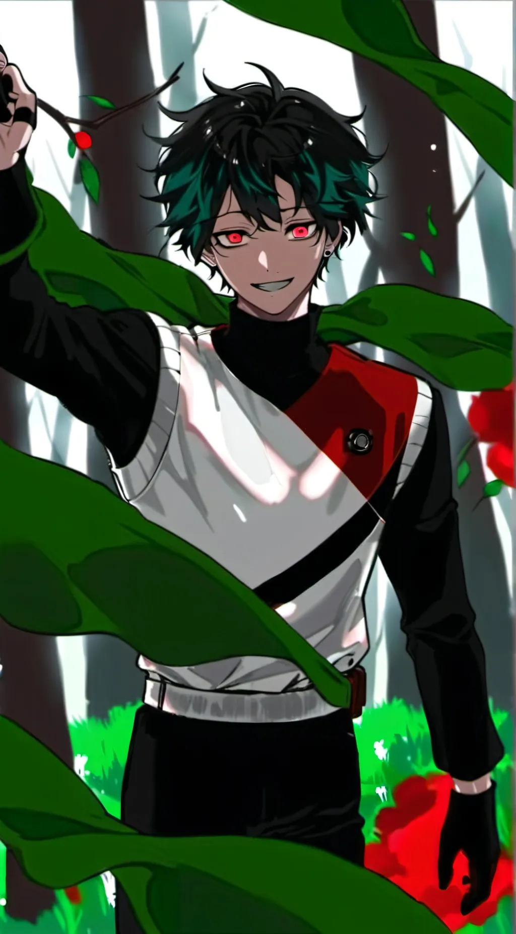 ai character: villain deku background