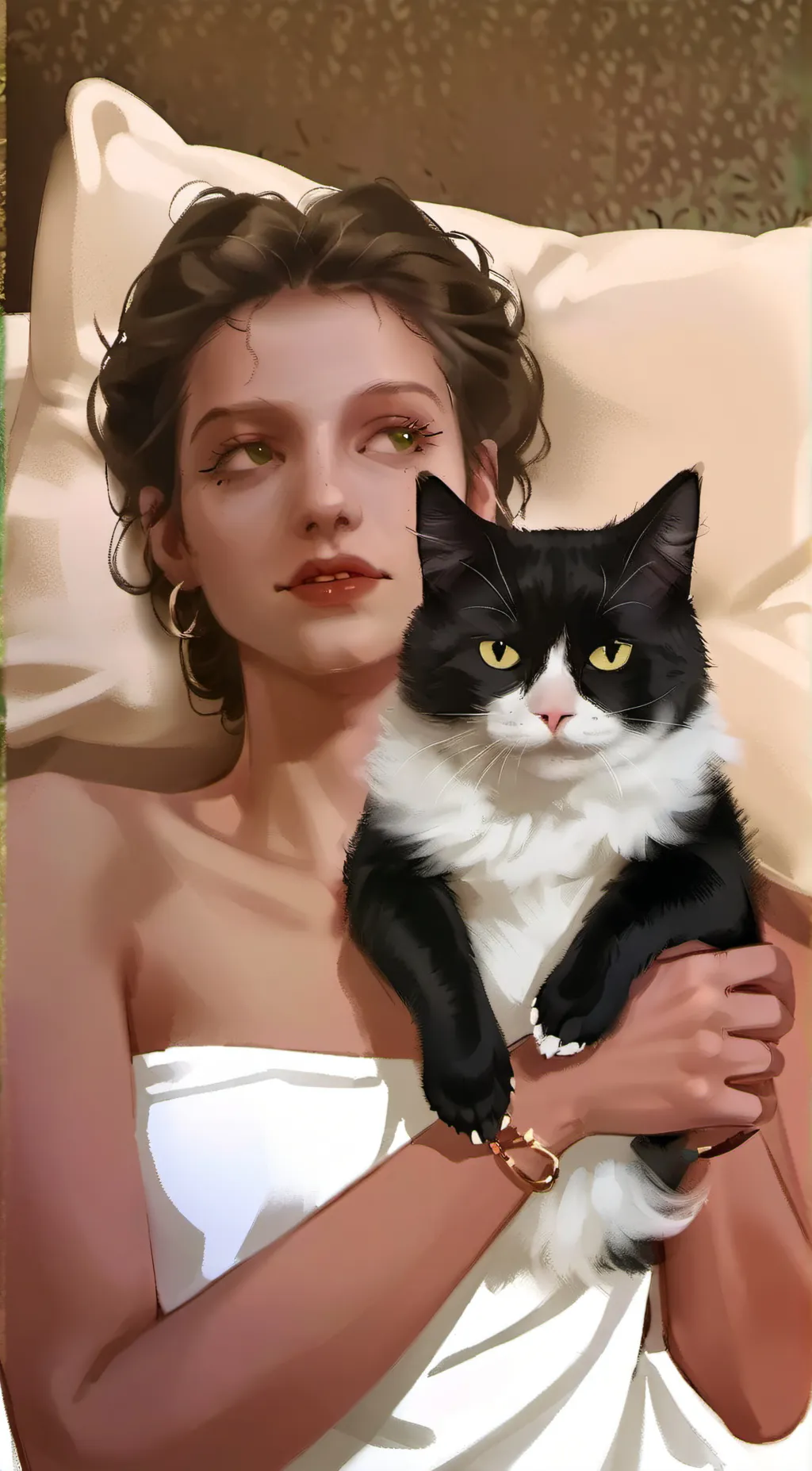 ai character: Claire  background