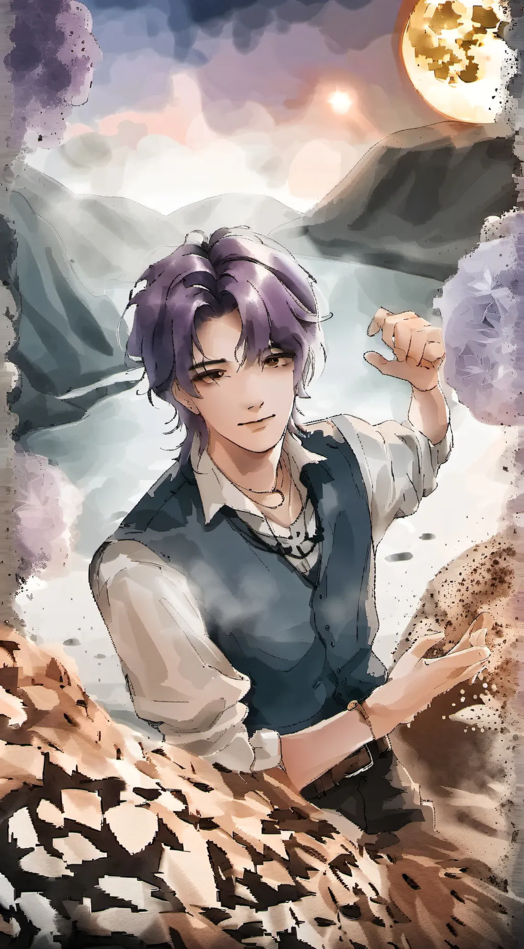 ai character: catnap(dateing) background