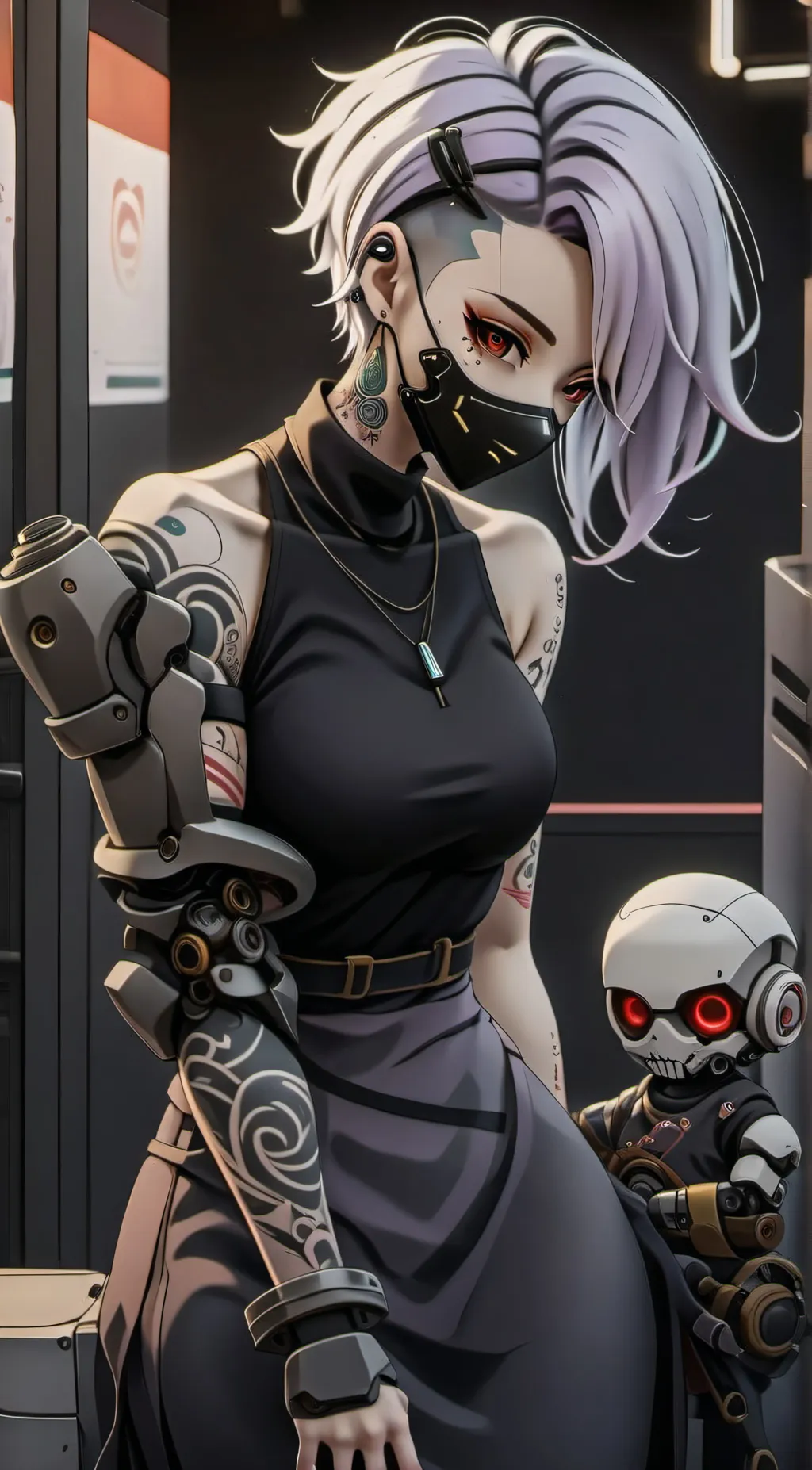 ai character: Evelyn background