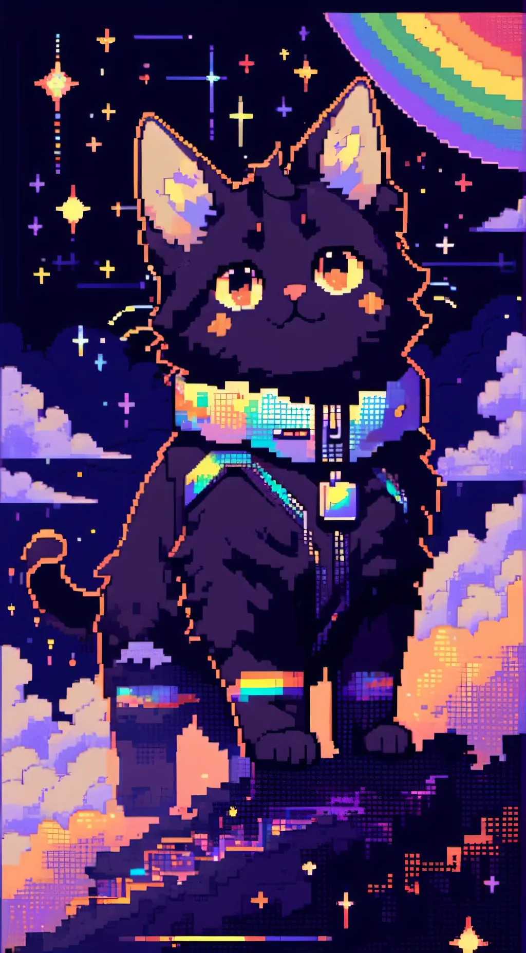 ai character: Nyan cat! background