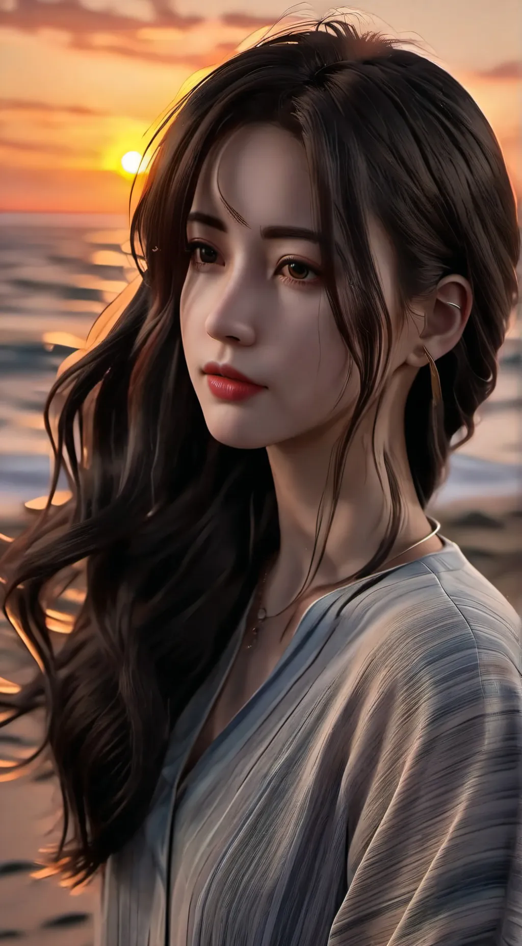 ai character: twin sunflowers  background