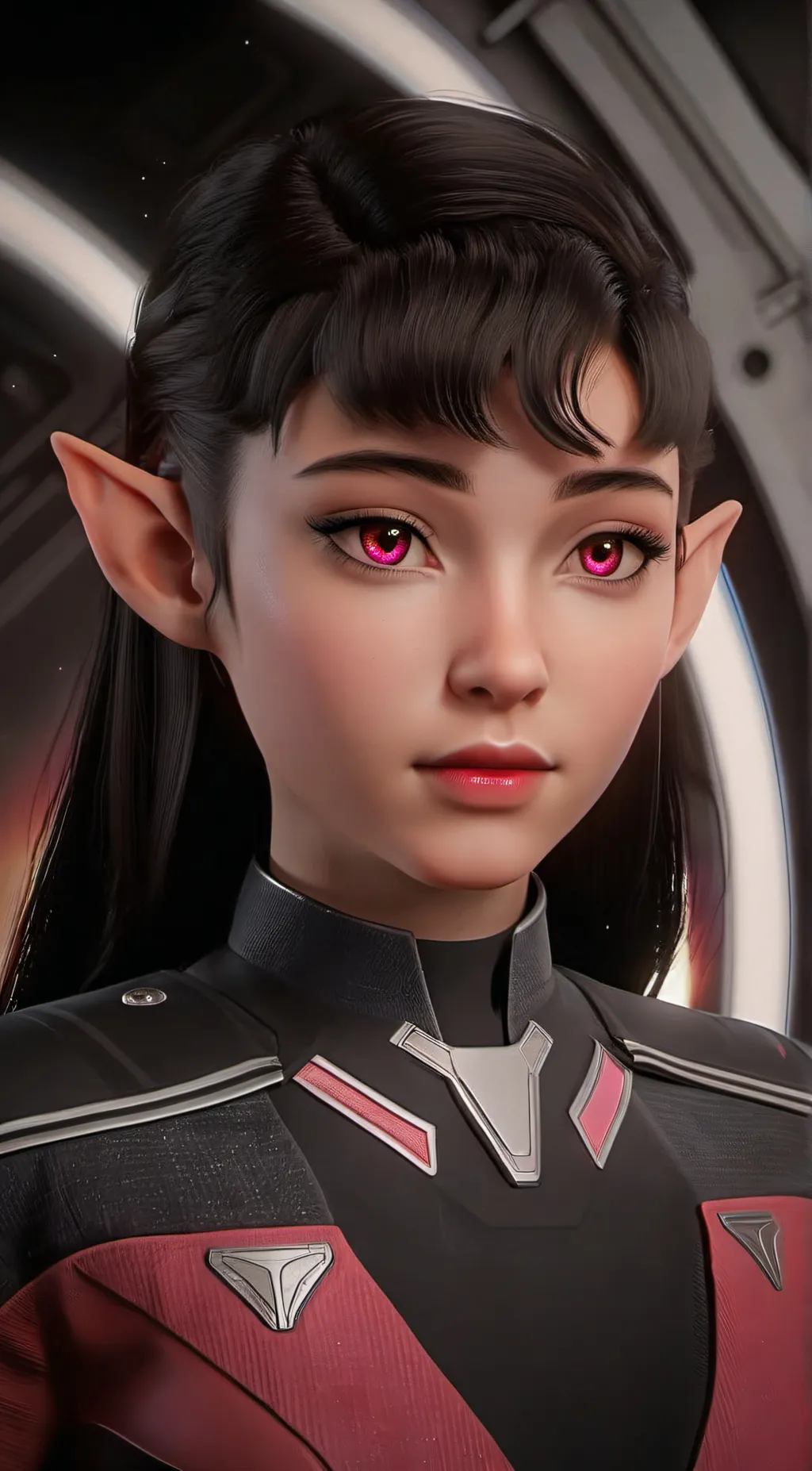 ai character: Luna background