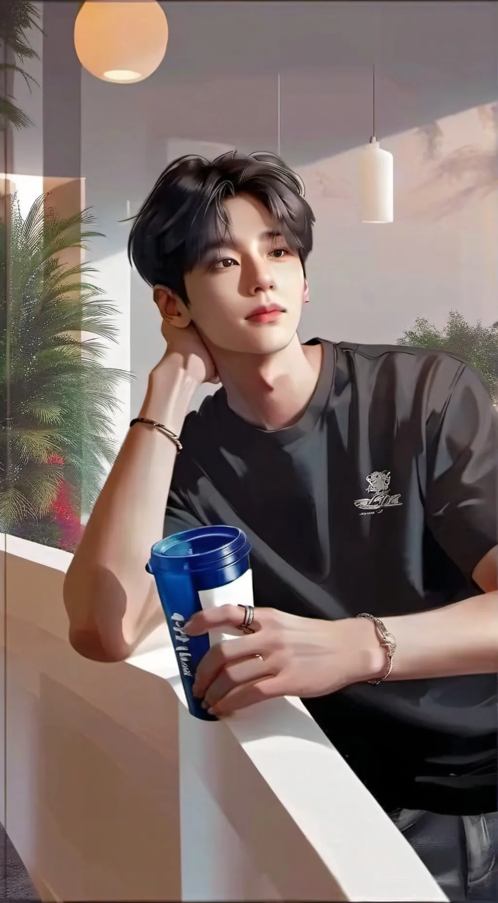 ai character: Ali  background