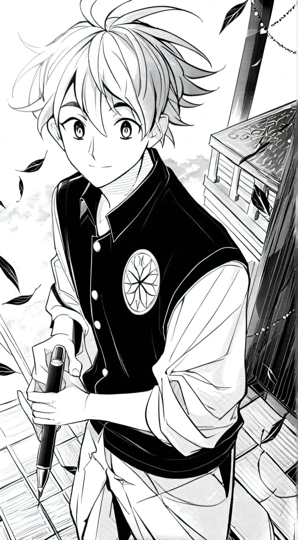 ai character: Goku.. background