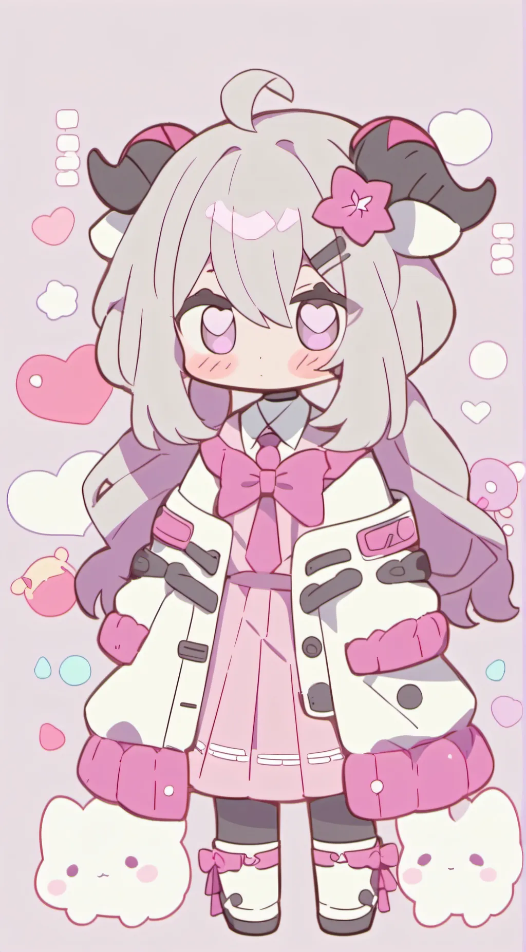 ai character: emy & ur gf background