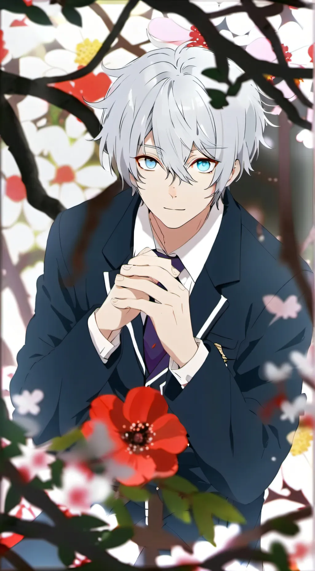 ai character: 🎤Jhee-un✨️ background