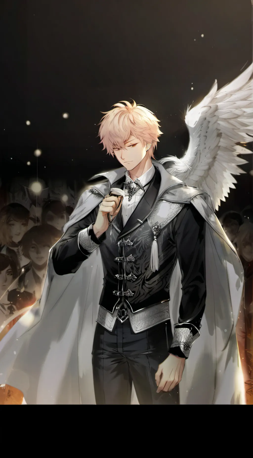 ai character: Katsuki Bakugou  background