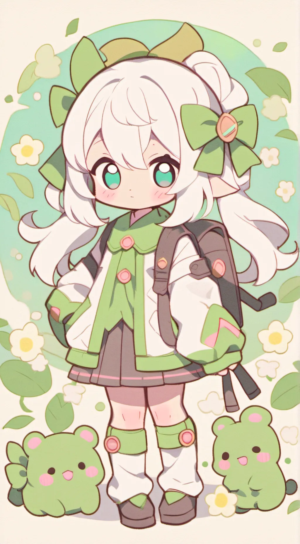 ai character: Tiki background