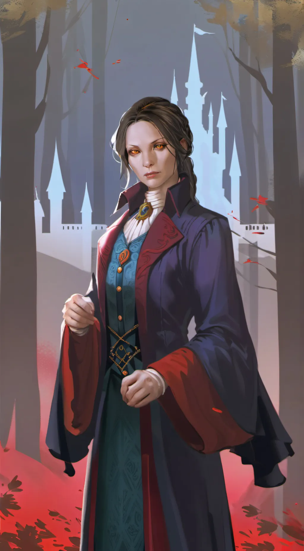 ai character: Mina Harker background
