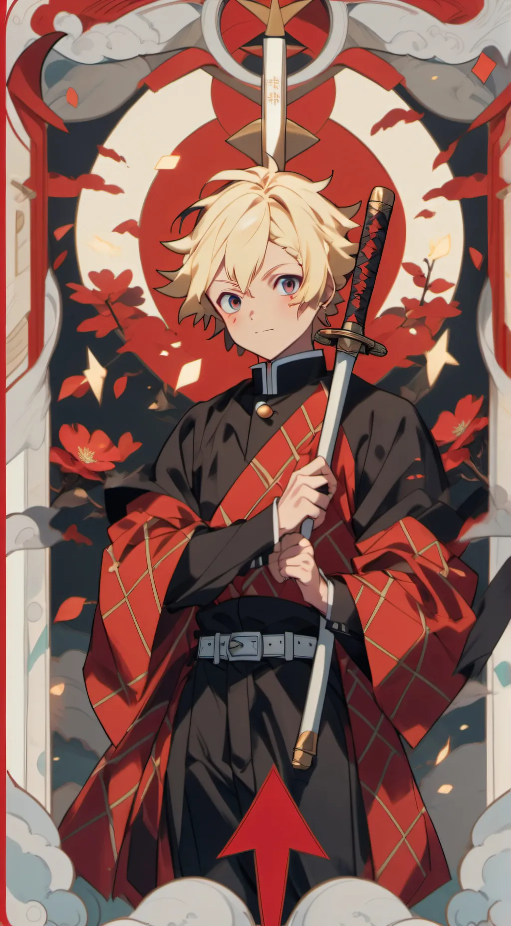 ai character: zenitsu  background