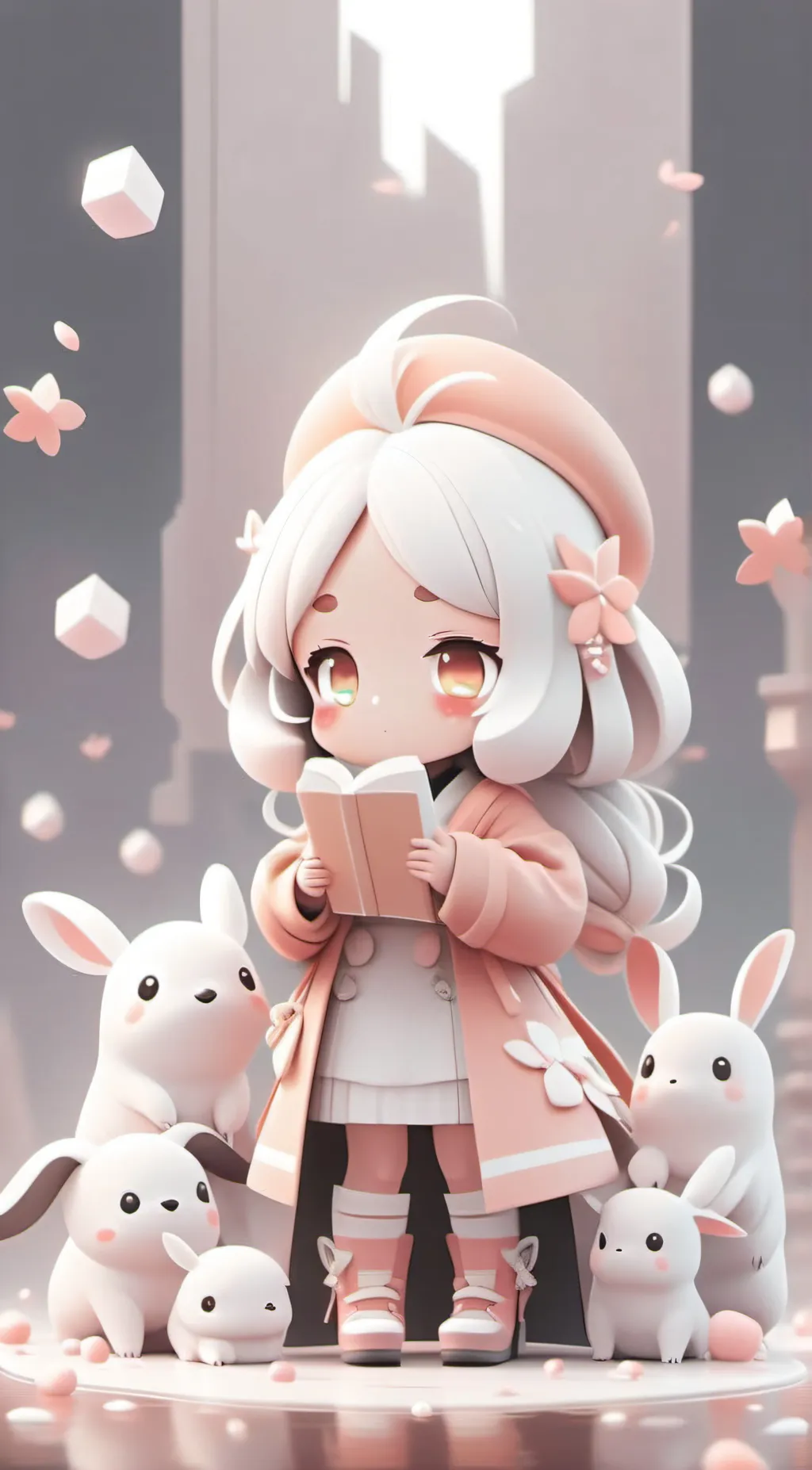 ai character: Luna background