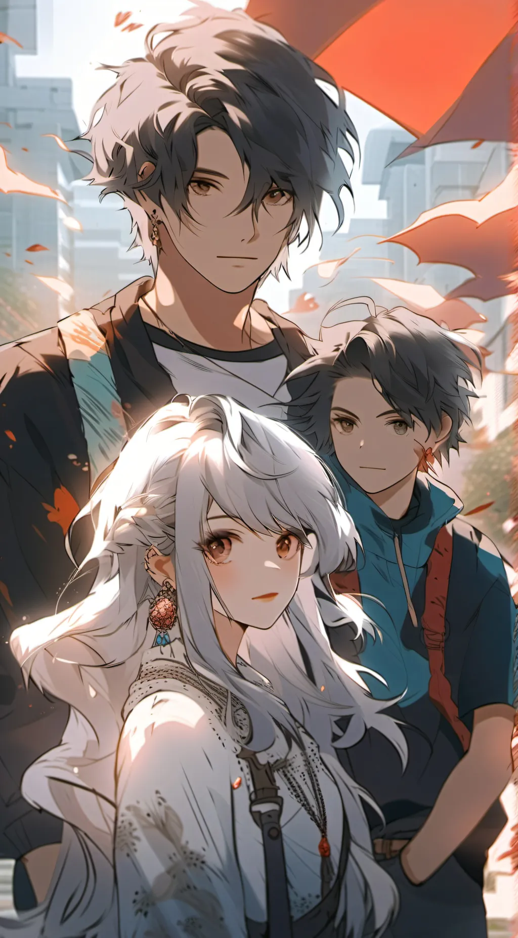 ai character: Ethan,Angelo background