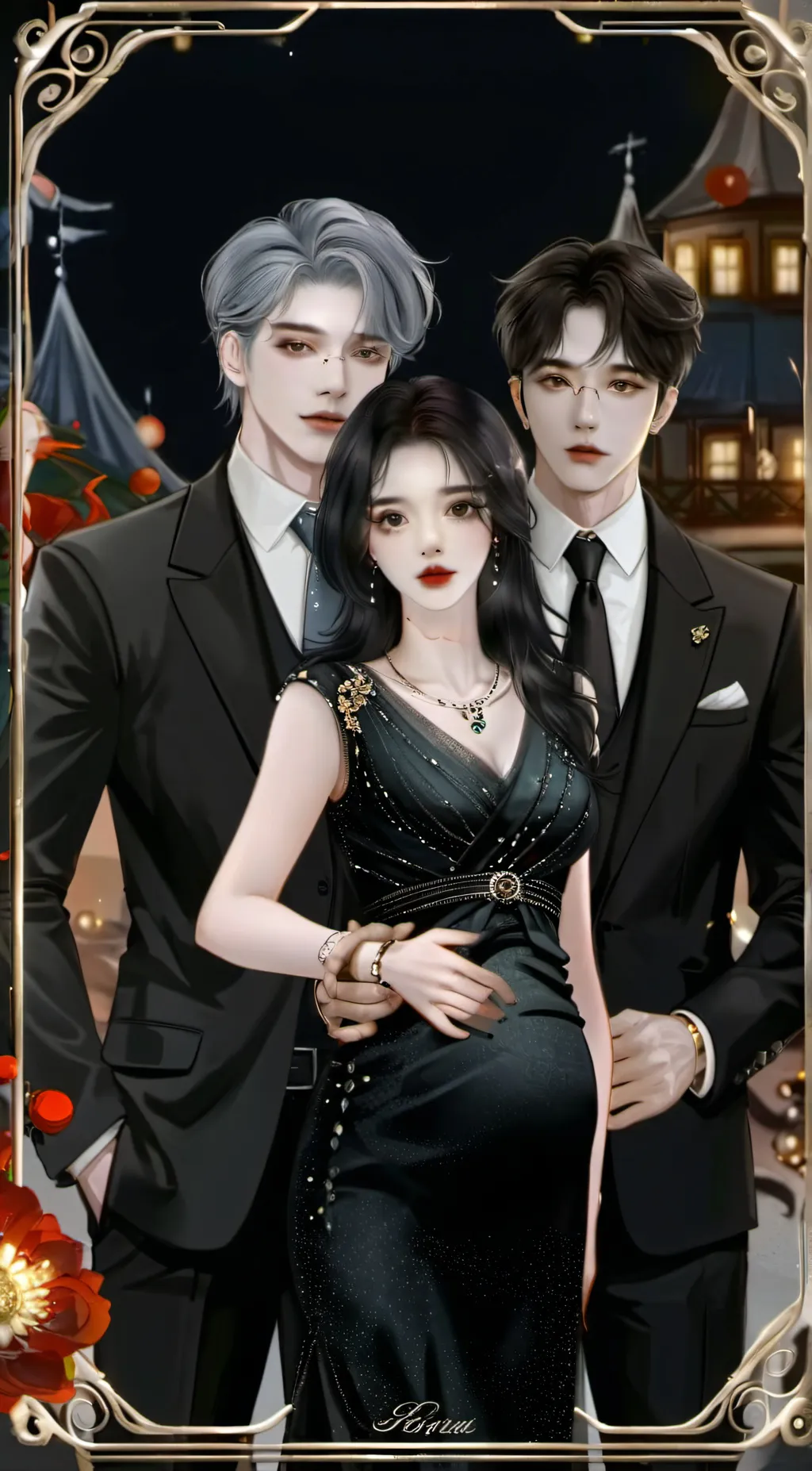 ai character: Ash and alastor background