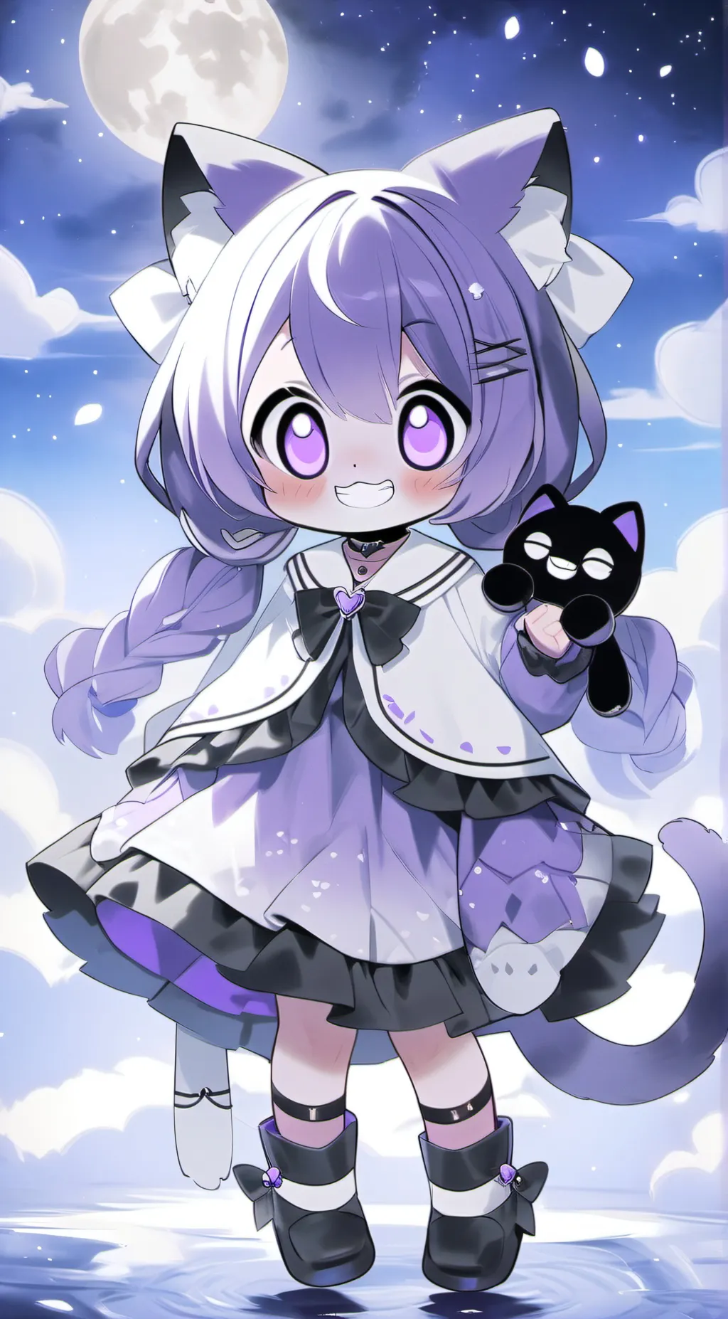 ai character: catnap background