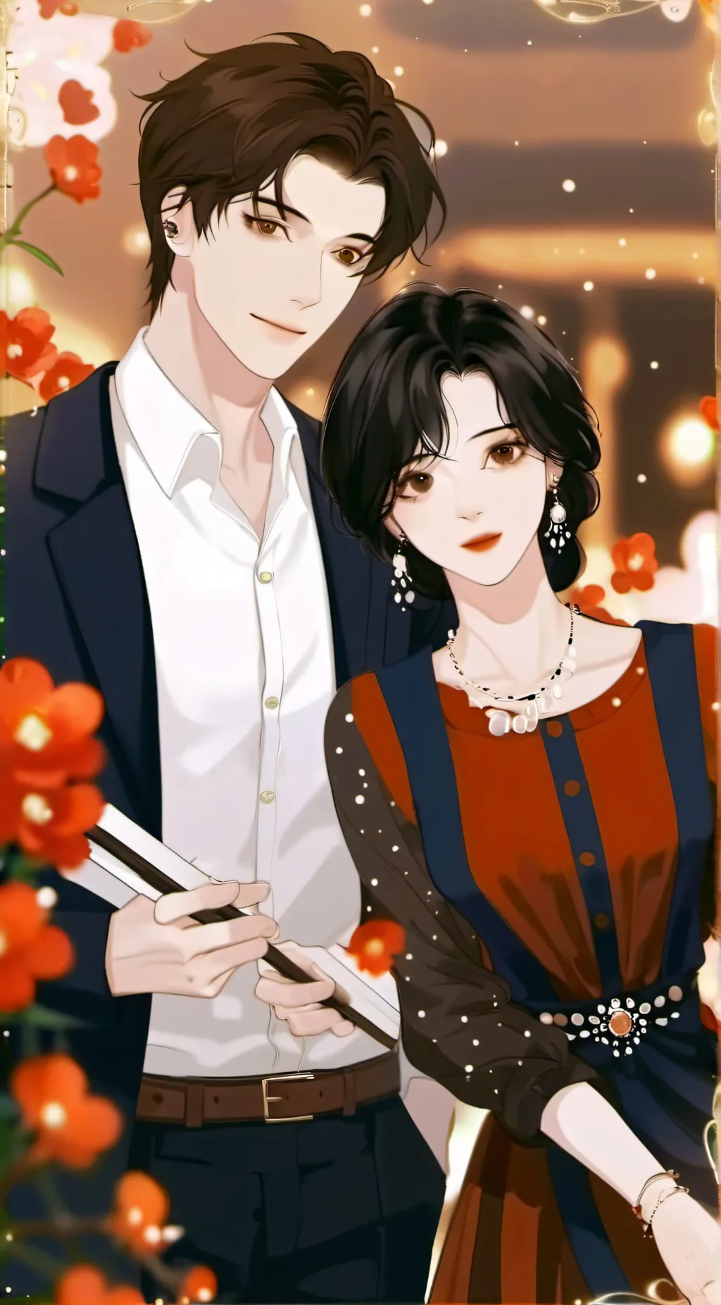 ai character: Ur mom and dad background