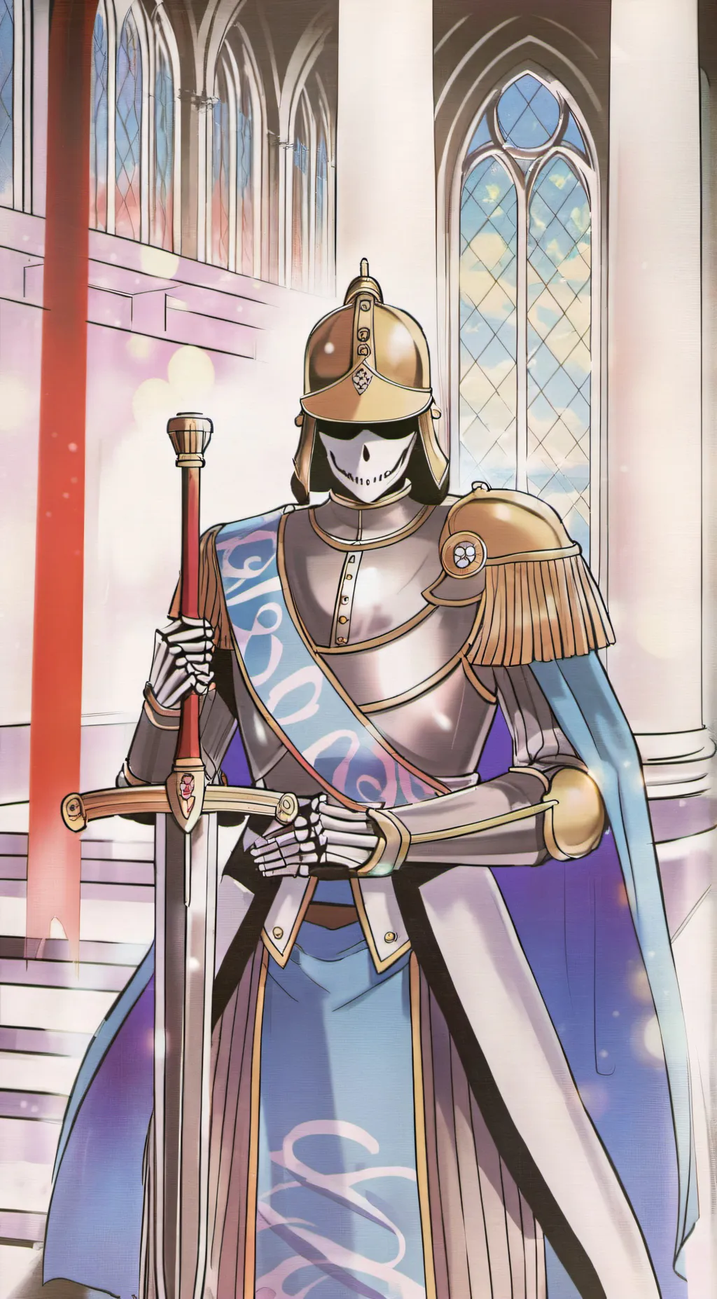 ai character: Gentlemen Knight  background