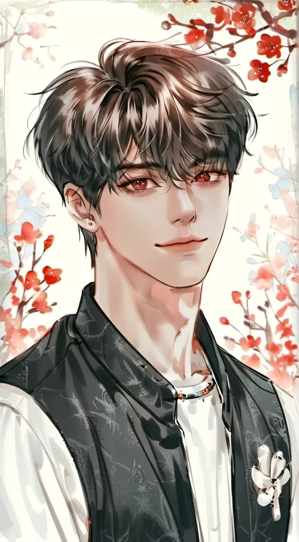 ai character: bright  background