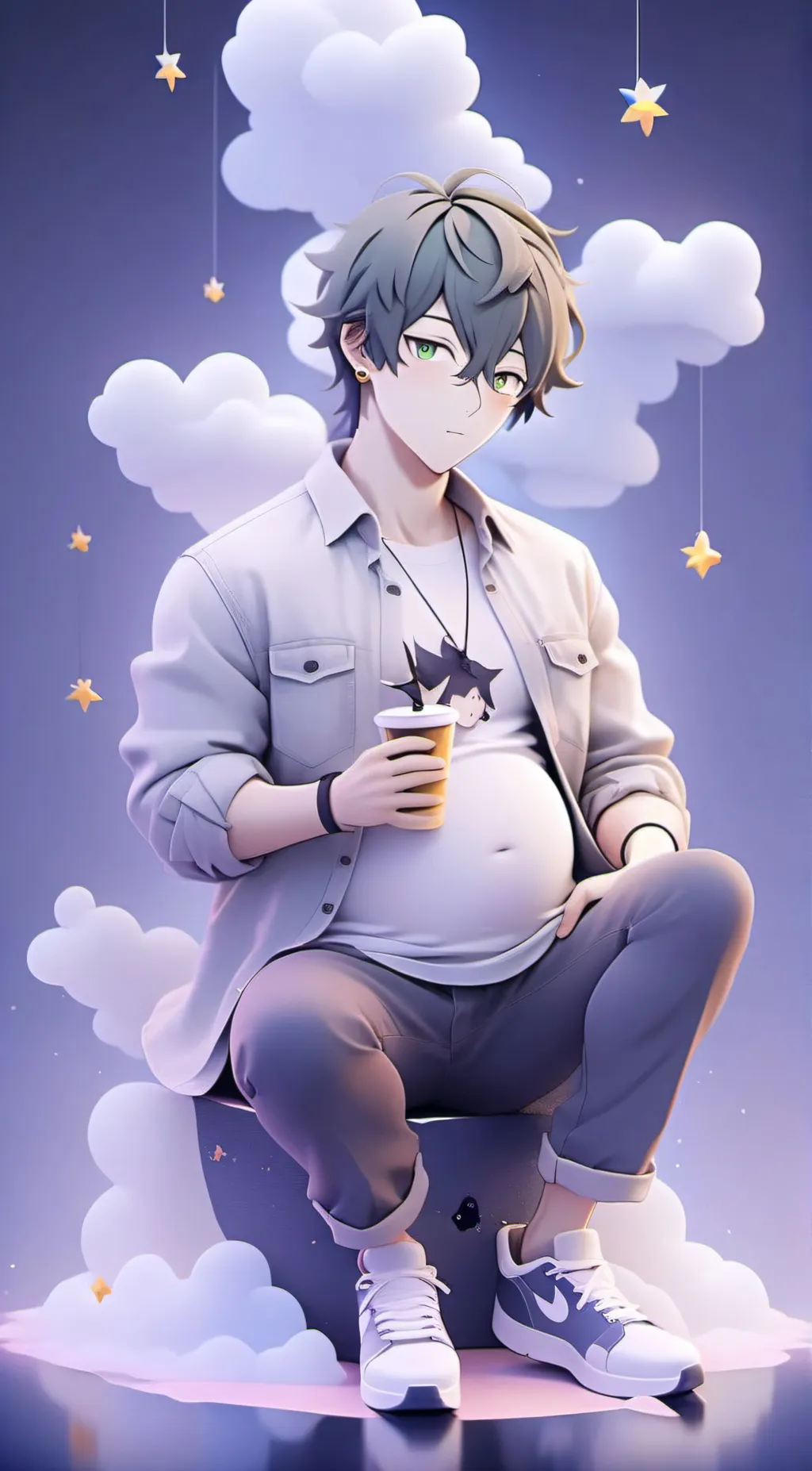 ai character: makoto background