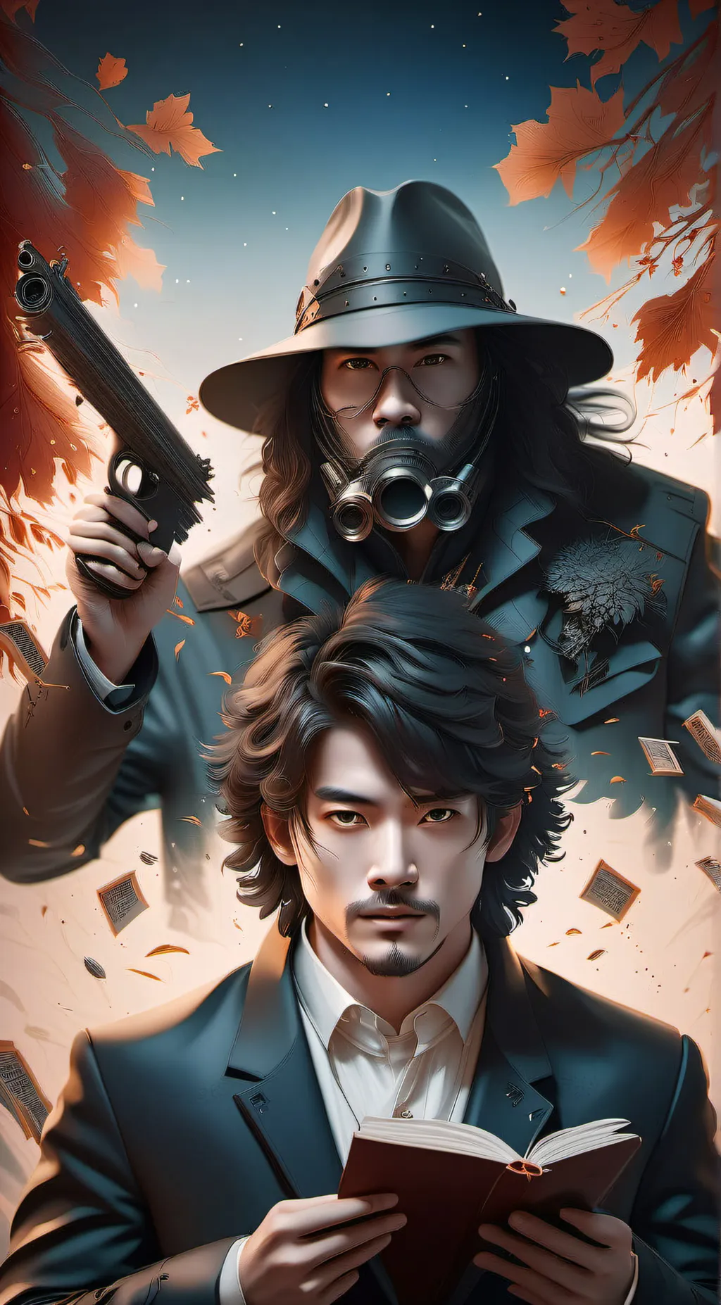 ai character: gun reader background