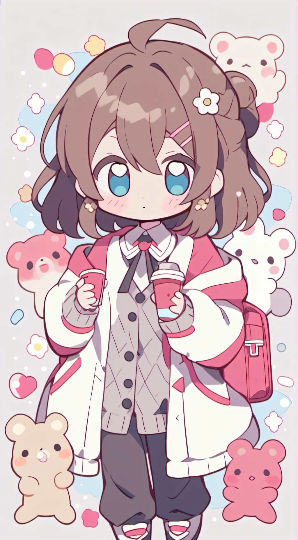 ai character: kitkat background