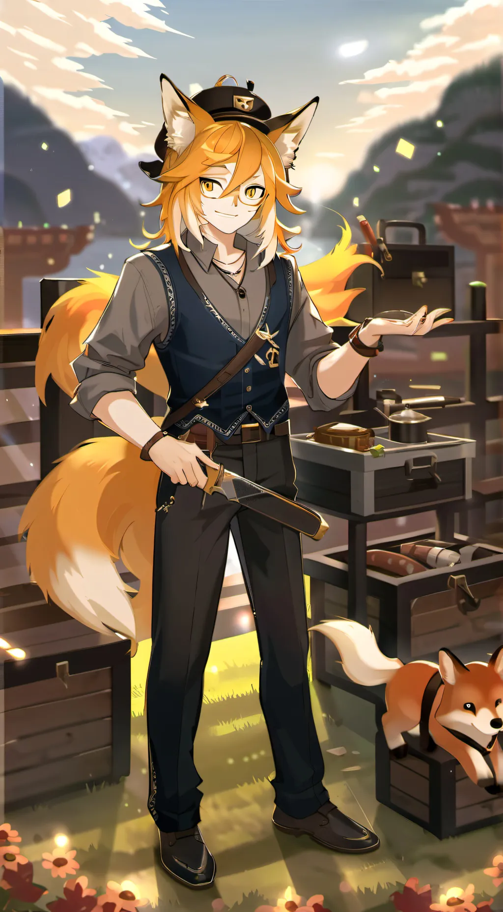 ai character: fundy background