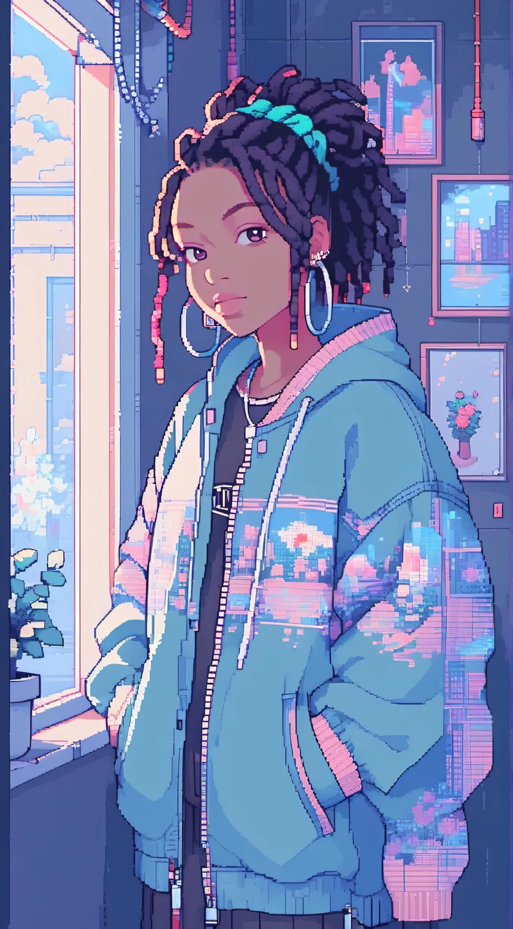 ai character: My sister Ariel background