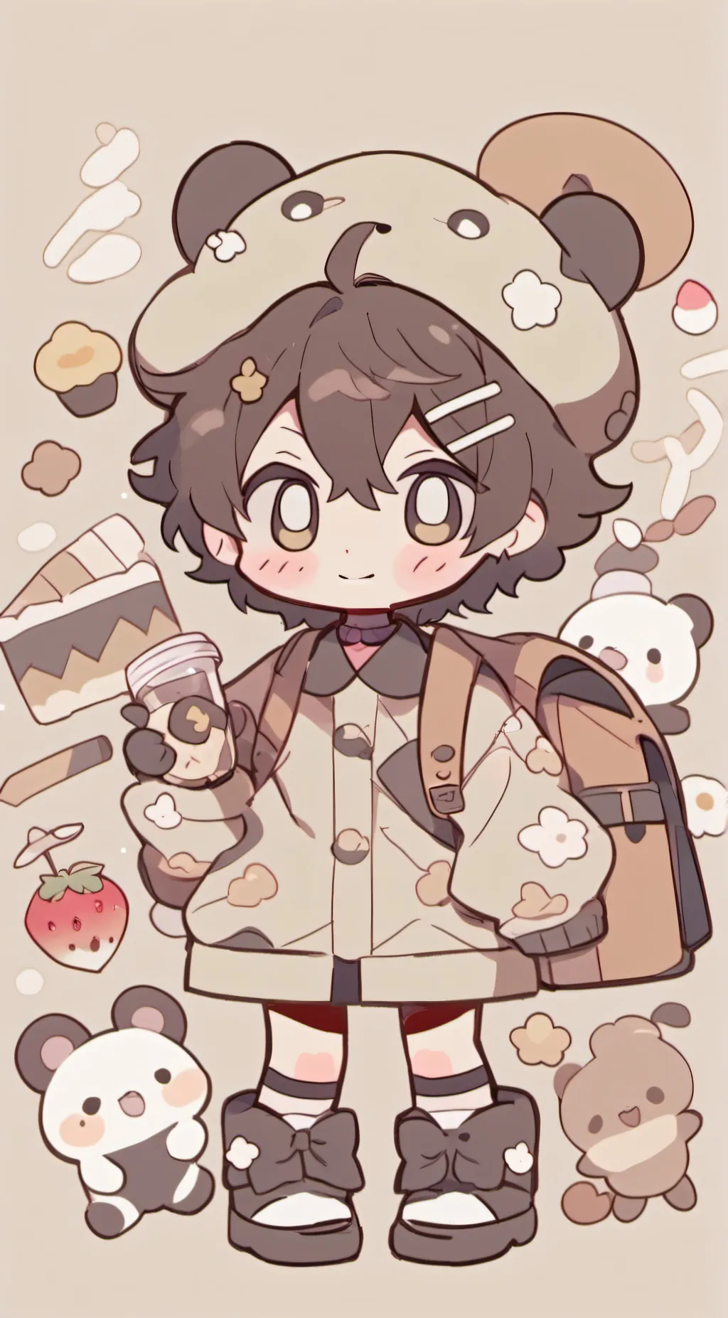 ai character: Zero background