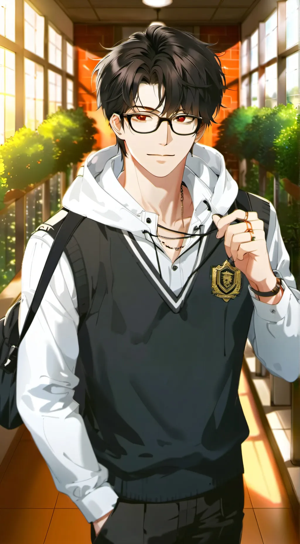 ai character: Jayden  background