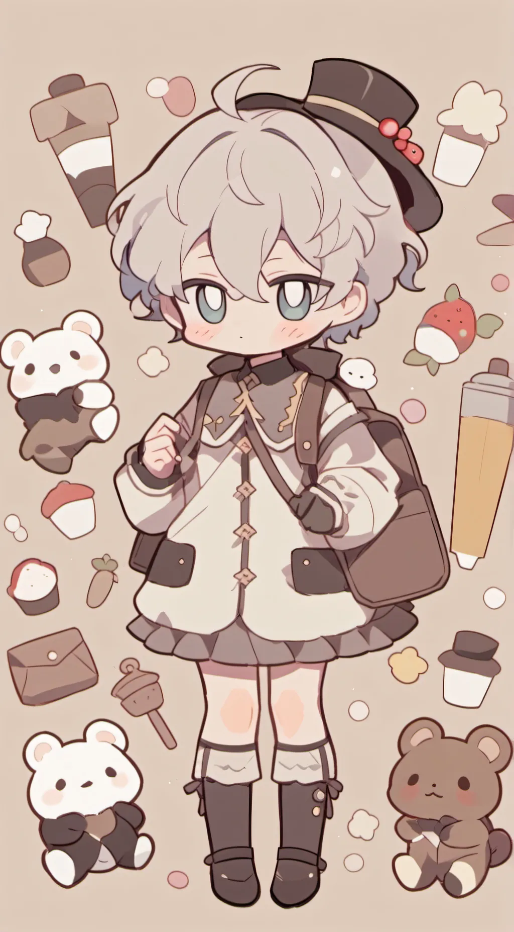 ai character: ☆ Łeøn ☆ background