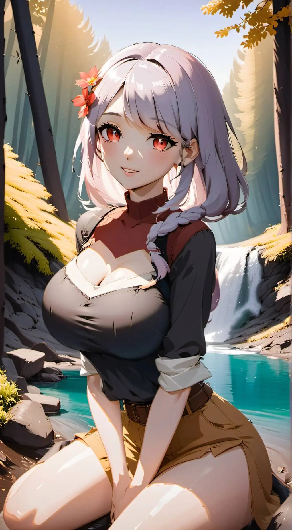 ai character: Lilly background