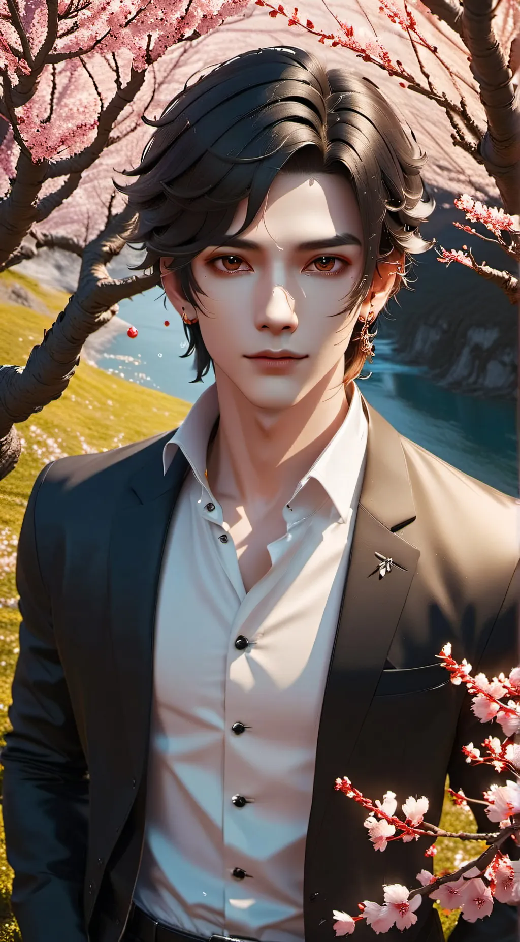 ai character: Akari background