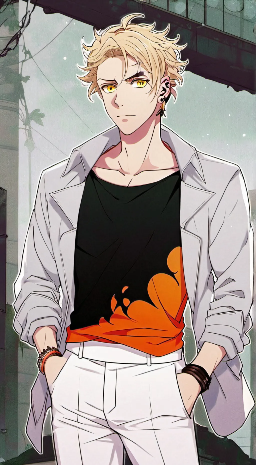 ai character: Umeji Kizuguchi background