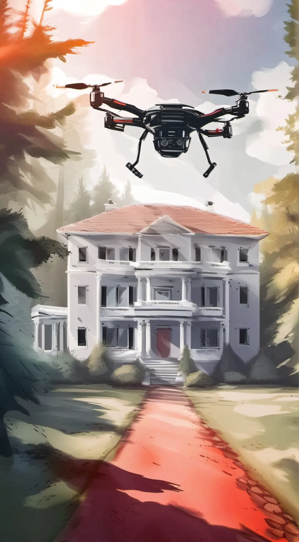 ai character: Murder drone 5  background