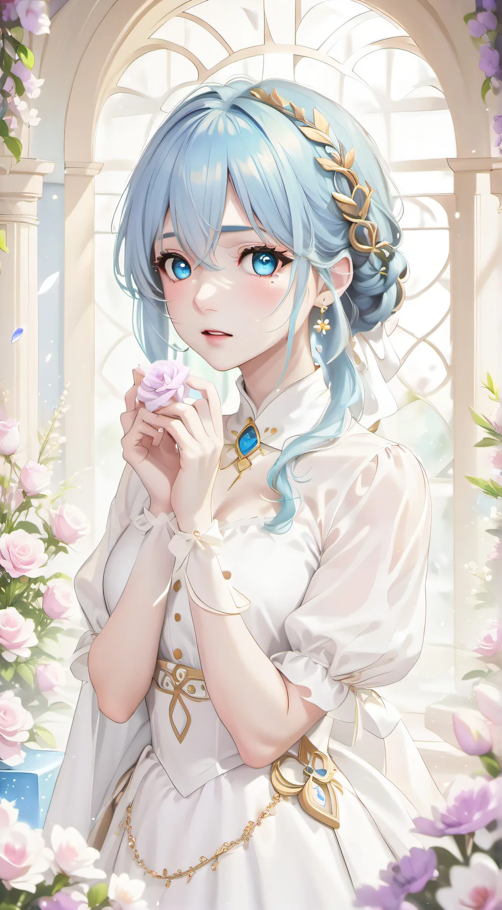 ai character: angel background