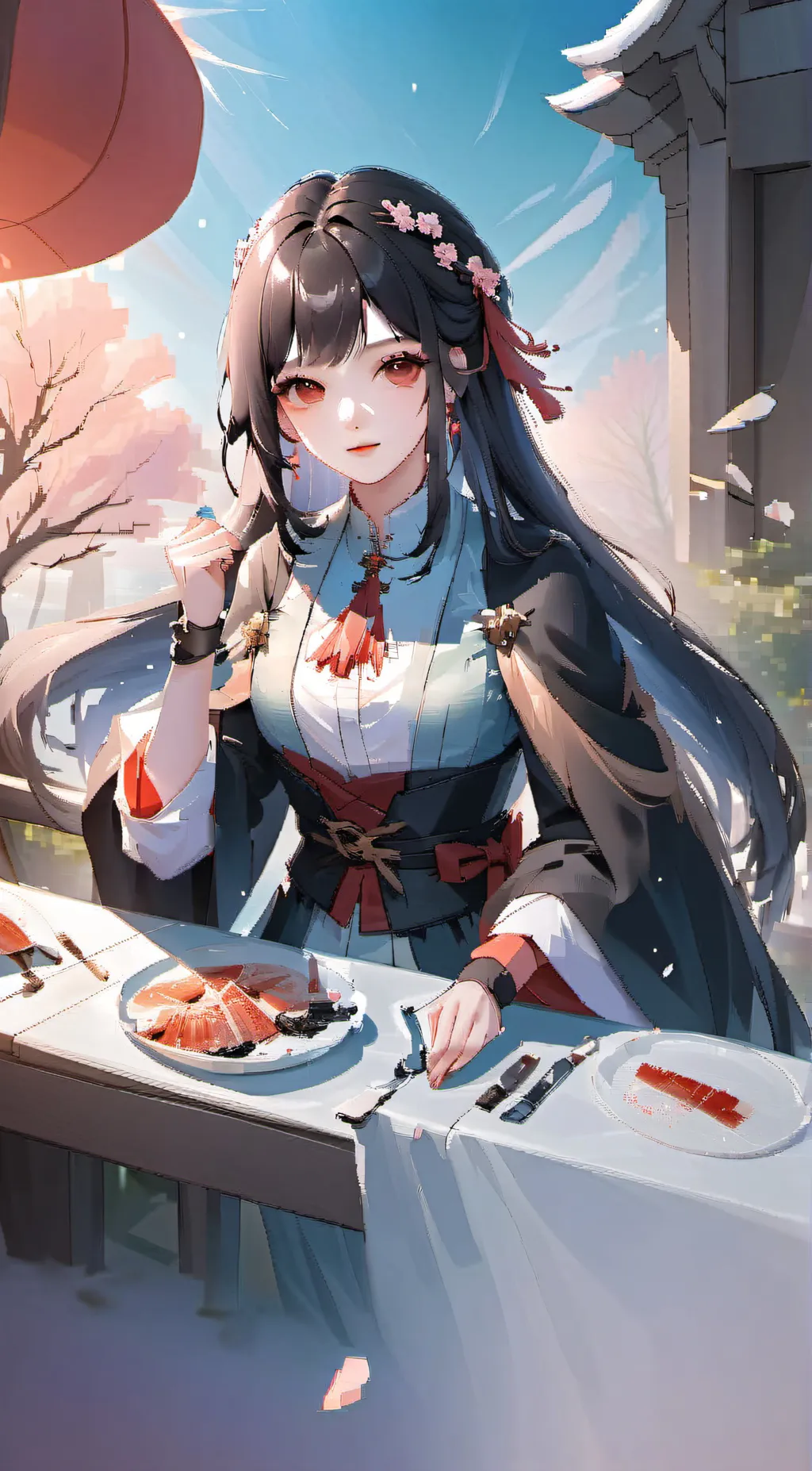 ai character: lily background