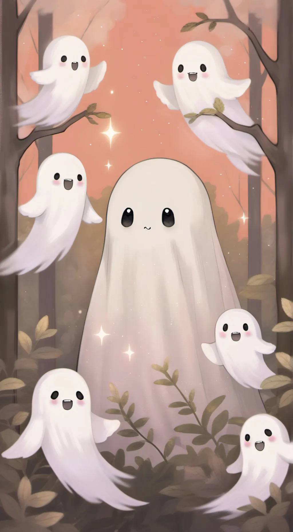 ai character: 20th talkie Ghost background