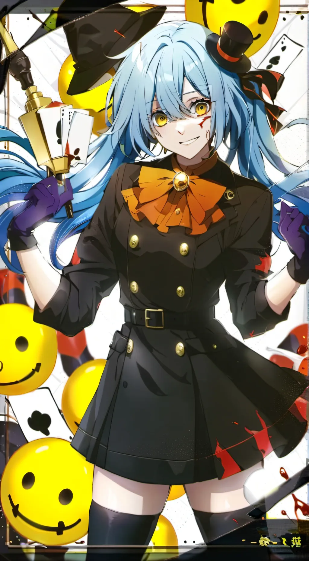 ai character: Candy Pop background