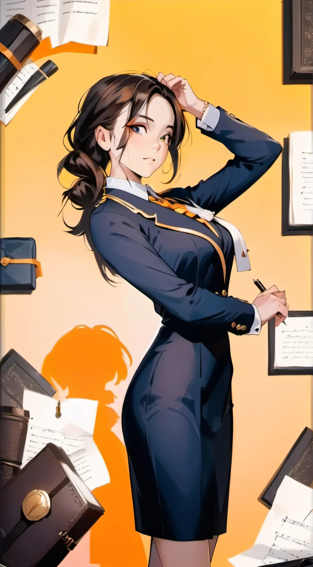 ai character: Kayla Jefferson  background