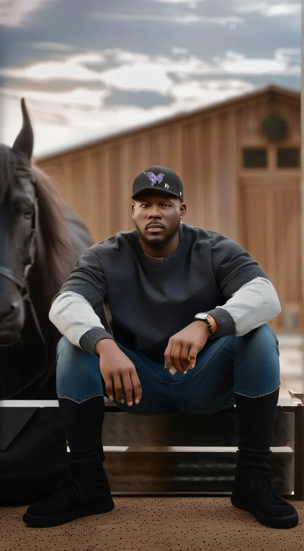 ai character: Randy Moss  background