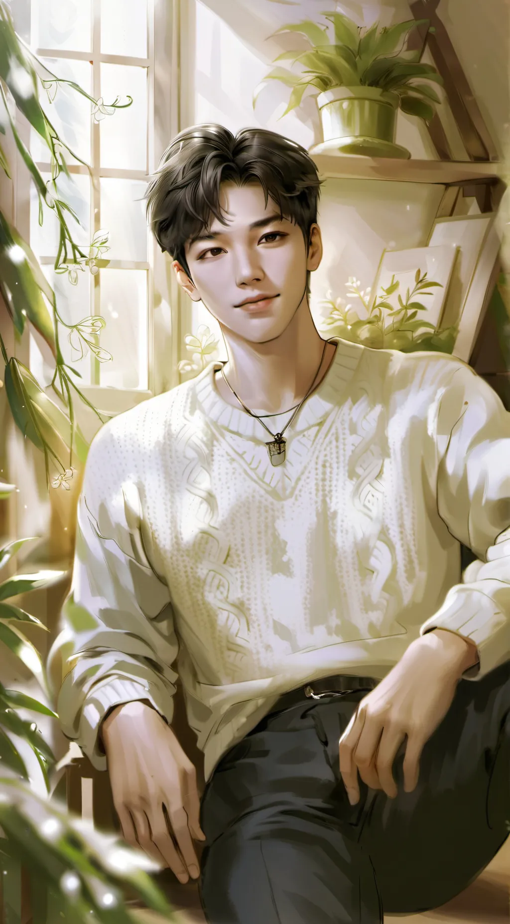 ai character: Dae Jeong background